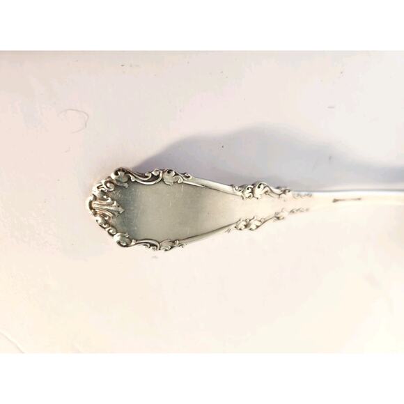 ROGERS BROS Antique BERKSHIRE Pattern Silverplate Berry/Casserole Spoon 1847 - Picture 9 of 10